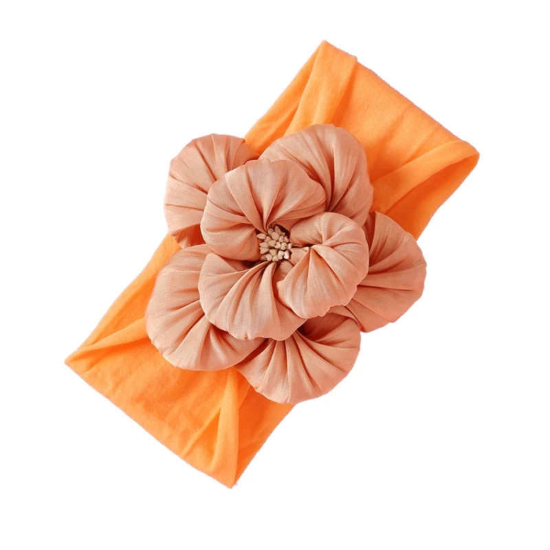 

Flower Baby Headband Princess Elastic Floral Girl Head Bands Children Headdress Hair Accessory Kid Sweet Headwear