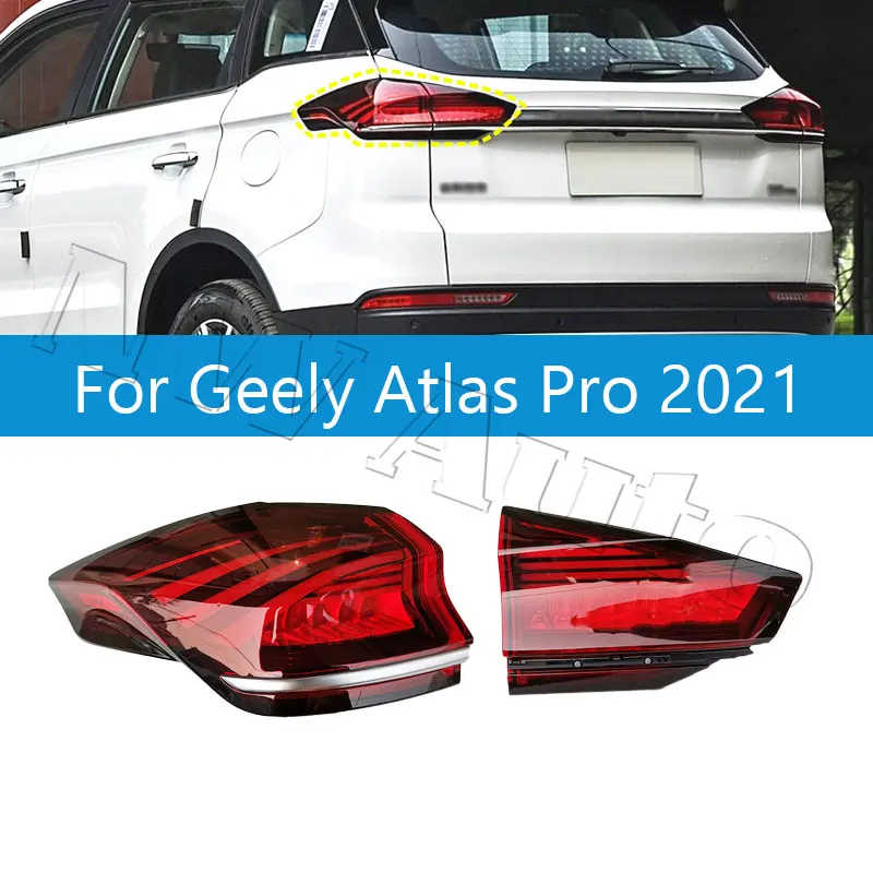 Фонарь заднего бампера Задний фонарь для Geely Atlas Pro 2021 светильник крышки багажника
