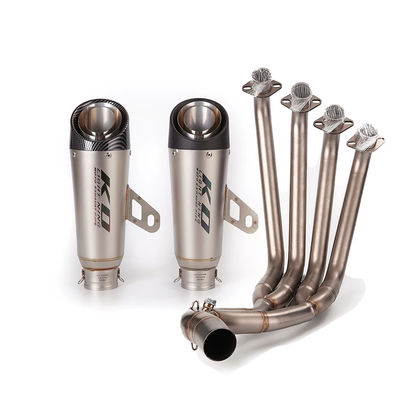

For HONDA CB650 2014-2022 Motorcycle 51mm Stainless steel Mid Link Pipe Escape Muffler Pipe Accessories Slip-on Exhaust System