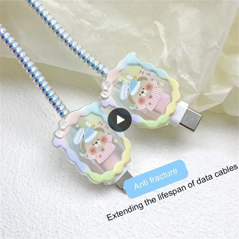 

Does Not Affect Charging Smart Cover 31.60g Accurate Mold Opening Charging Line Protection Winder Protection Accessories Tpu