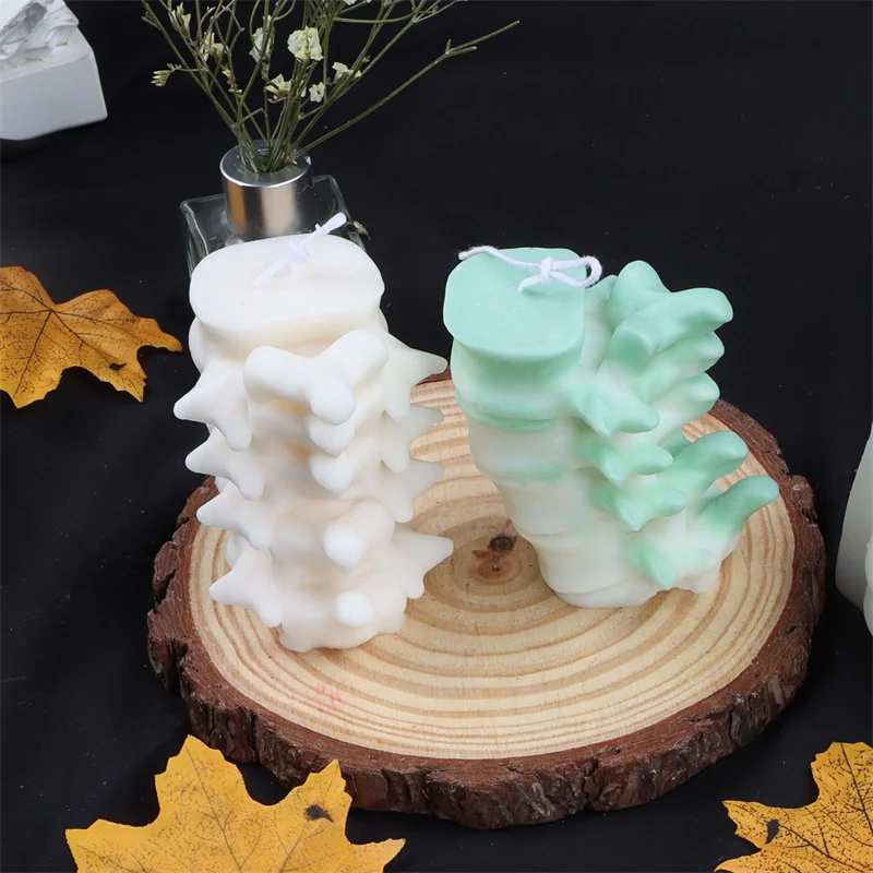 Силиконовая форма в виде человеческого позвоночника украшение для кости спальне