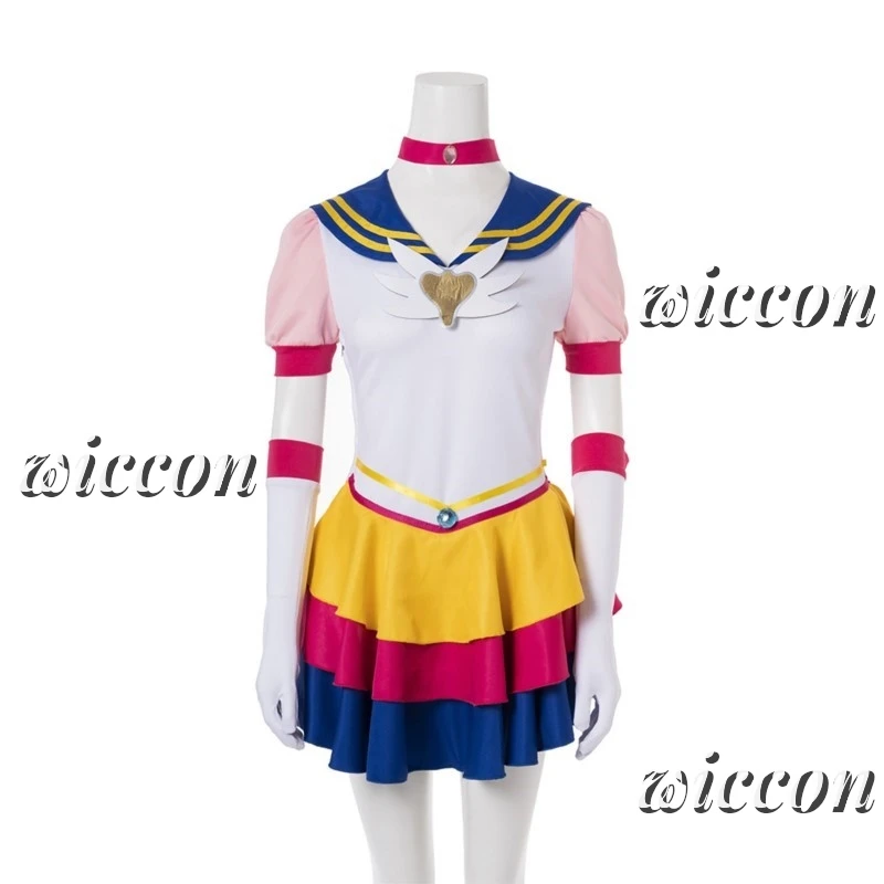 Женский костюм для косплея Tsukino Usagi Chibiusa Hino Ray платье JK униформа Хэллоуина