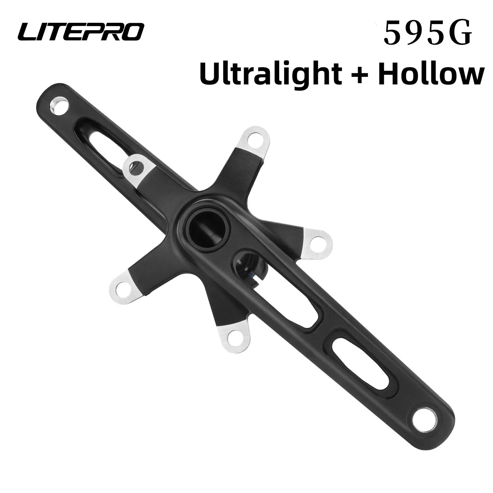 Шатуны LITEPRO полая интегрированная звездочка 130BCD с защитной крышкой 45/47/53/56/58T для