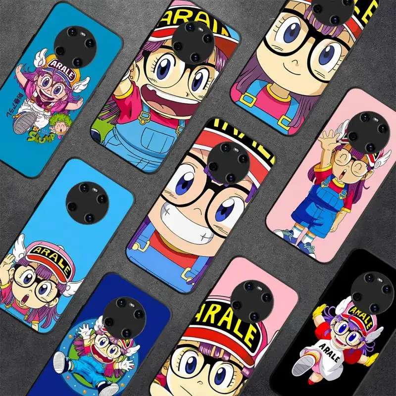 

Cartoon Dr SSlump A-Arales Phone Case for Huawei Y 6 9 7 5 8s prime 2019 2018 enjoy 7 plus