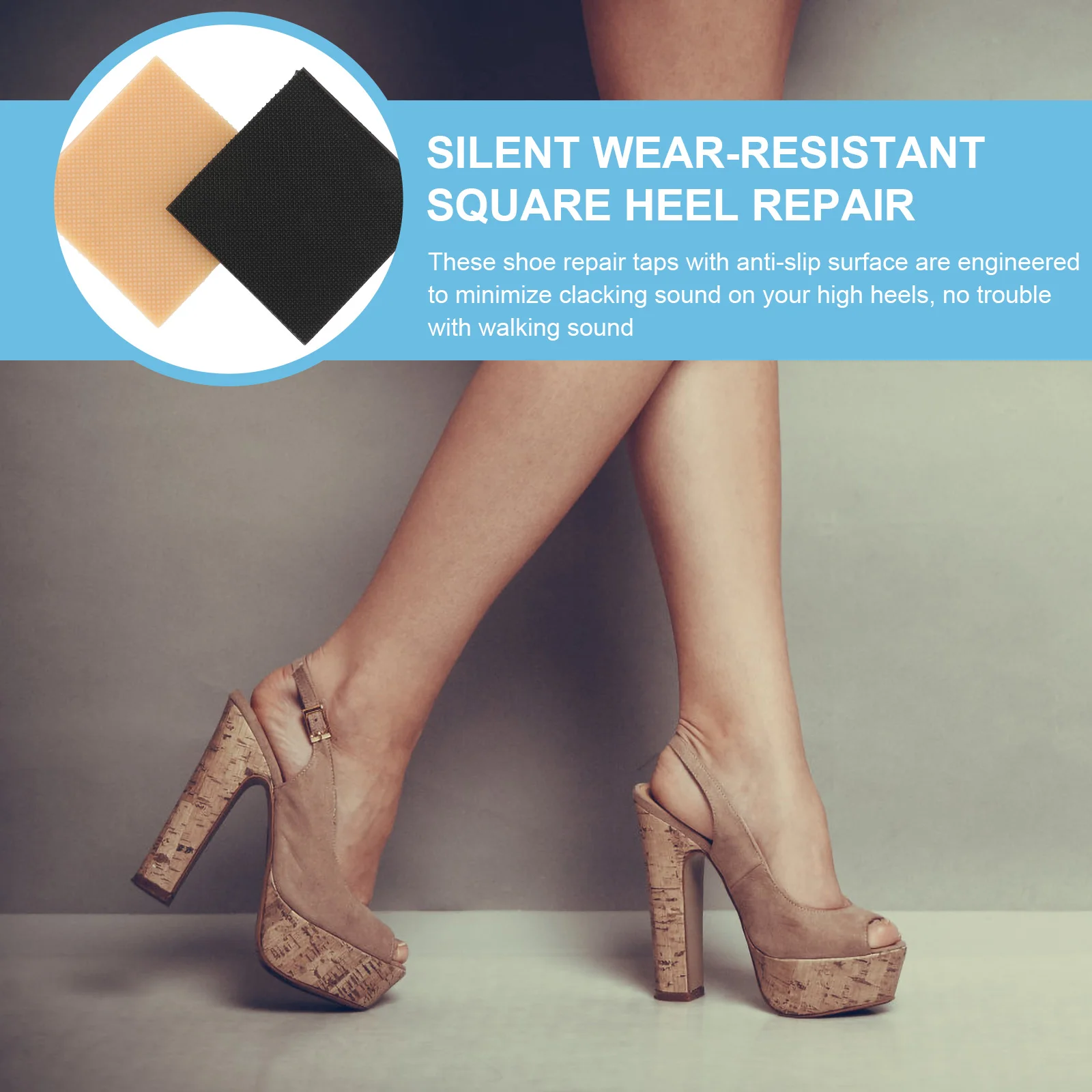 4- шт. набор аксессуаров для ремонта высоких каблуков колпачки нескользящие ручки