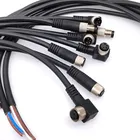 Разъем датчика M8, водонепроницаемый штекер и гнездо с 3 4 пальцами + 2 м ПВХ линия типа А