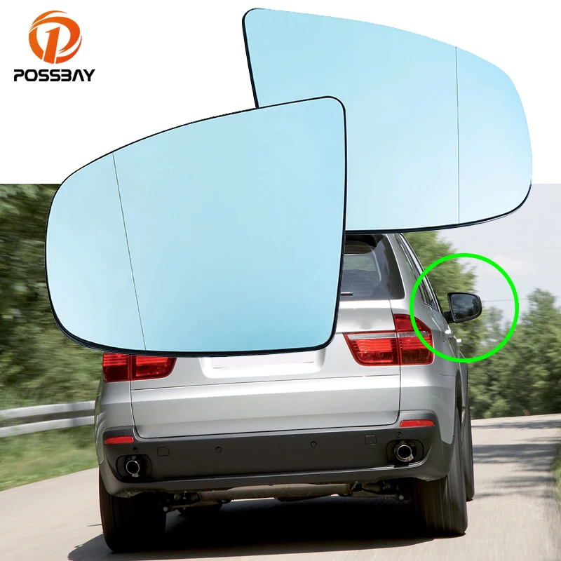 

1 Pair Car Rearview Wing Mirror Glass Rear View Heated for BMW X5 X6 Series E70 E71 E72 2007-2014 Accessories Exterior Parts