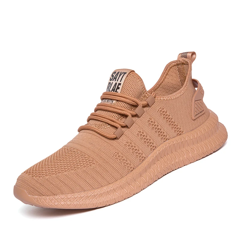 

New Men Casual Shoes Breathable Mesh Sneakers Comfortable Walking Footwear Male Running Sport Shoes Lace Up Walking Shoe