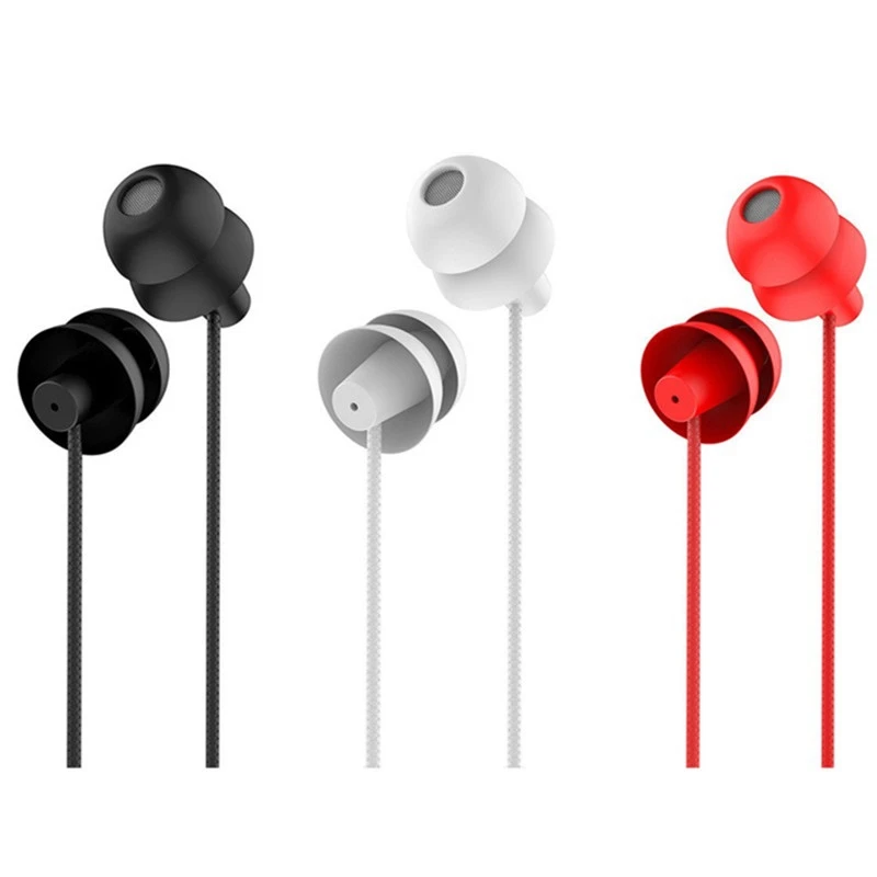 

3 PACK Sleep Earbuds 3.5mm Wired Earphones with Volume Control And Mic Sleep Earbuds Noise Cancelling for Insomnia Snoring