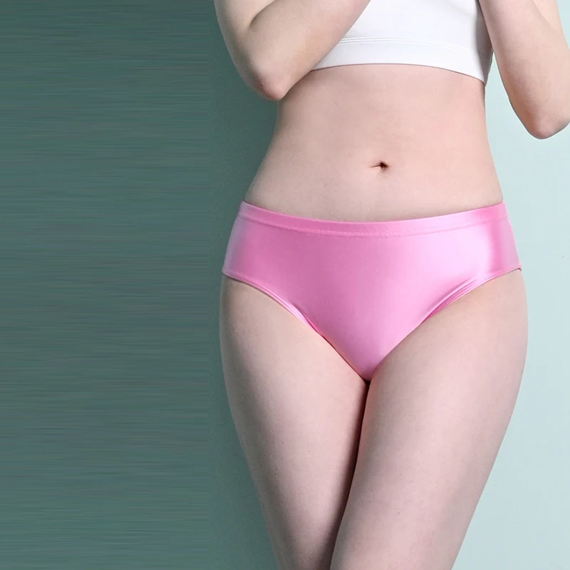 

sexy silky women glossy sports swimming trunks oily Tights Underpants bikini Bottoms with Buttocks MEN underwear plus size