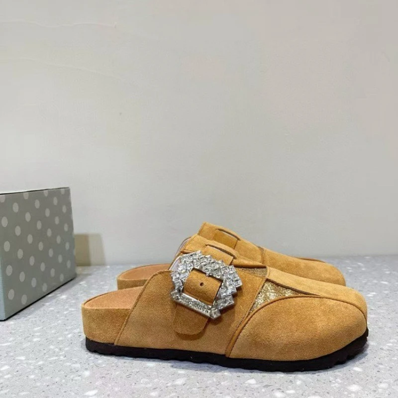 Плоские баотоу со стразами одинаковые цвета вне дома водонепроницаемые