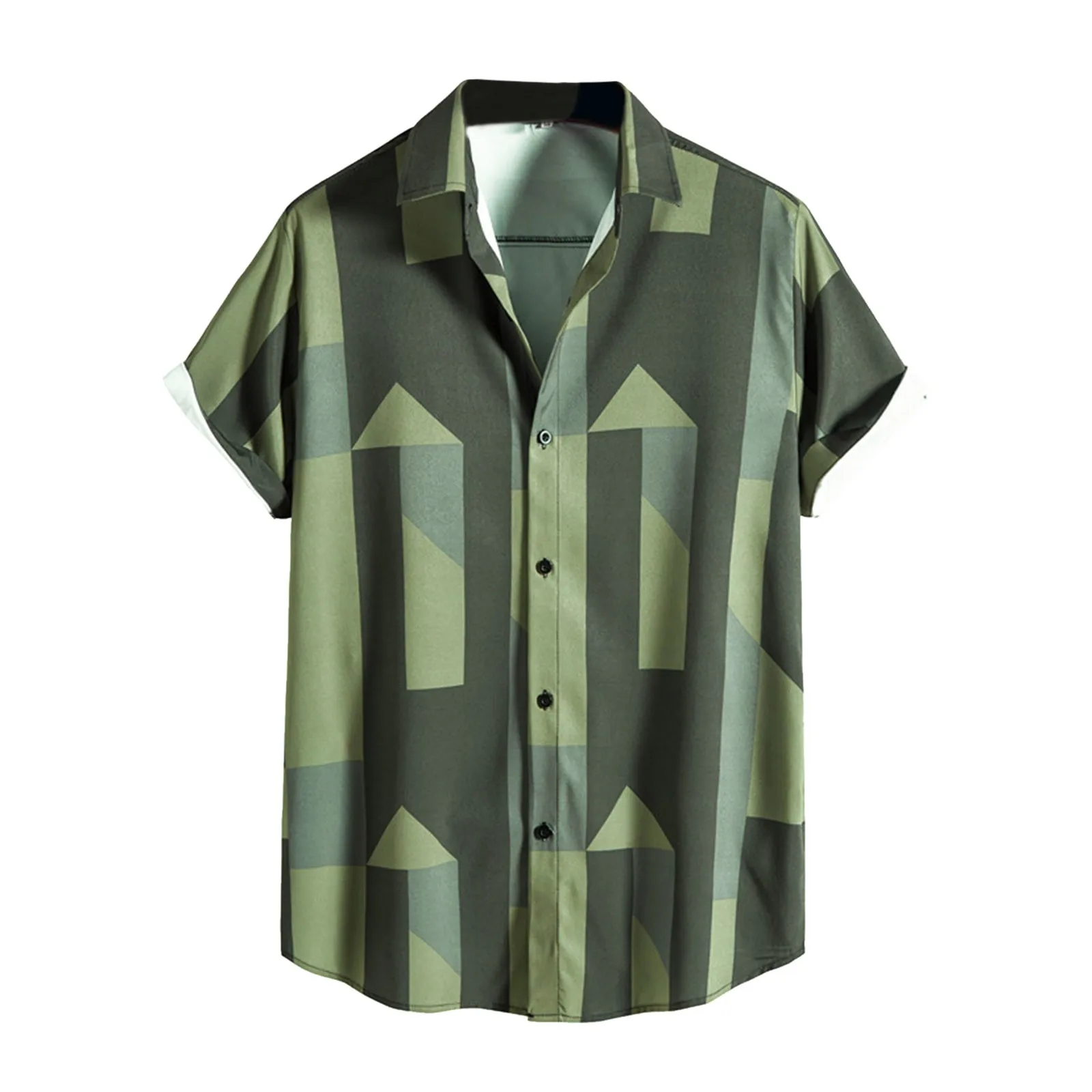 

Men Hawaiian Shirts Male Summer Casual Short Sleeve Printed Beach Button Down Shirts Navy Tee Shirts Mens Business Blouses