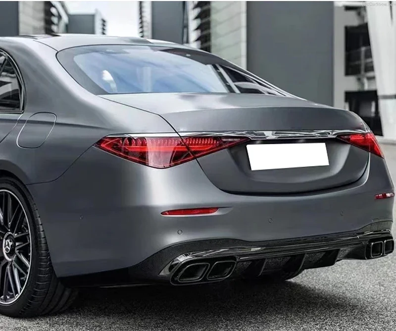 Комплект кузова для Mercedes Benz S-Class задняя губа и хвостовое горло W23 обновленный S63 AMG