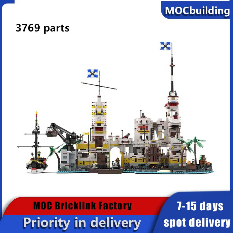 

Modular MOC Eldorado General Headquarters Fortress Imperial Rapid Ship Building Blocks DIY Toys Bricks Christmas Birthday Gift
