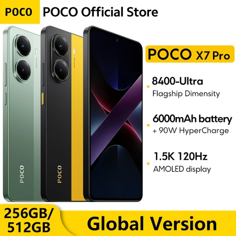 Смартфон Poco X7 Pro 8/256ГБ, 12/512ГБ - глобальная версия — фото устройства