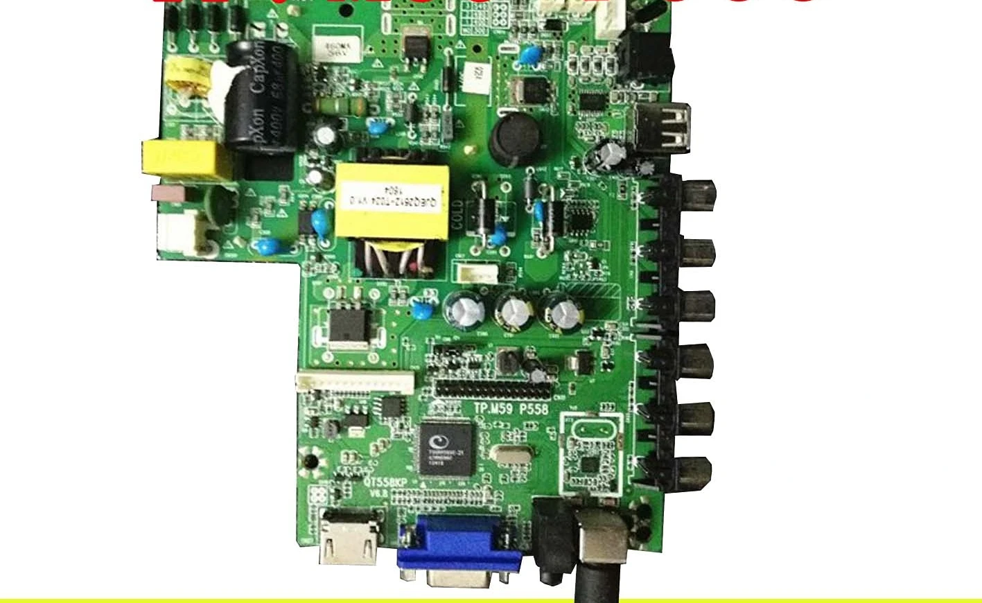

Applicable to TP. M59.p558 Three-in-One TV Mainboard Qt558kp V6.6