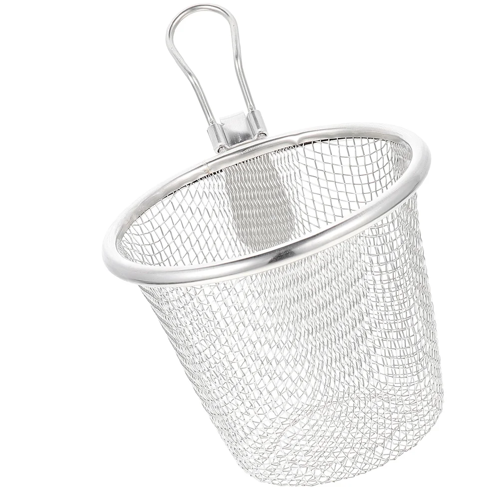

Stainless Steel Colander Strainer Kitchen Strainers Mesh Noodle Frying Food Home Essentials Tools