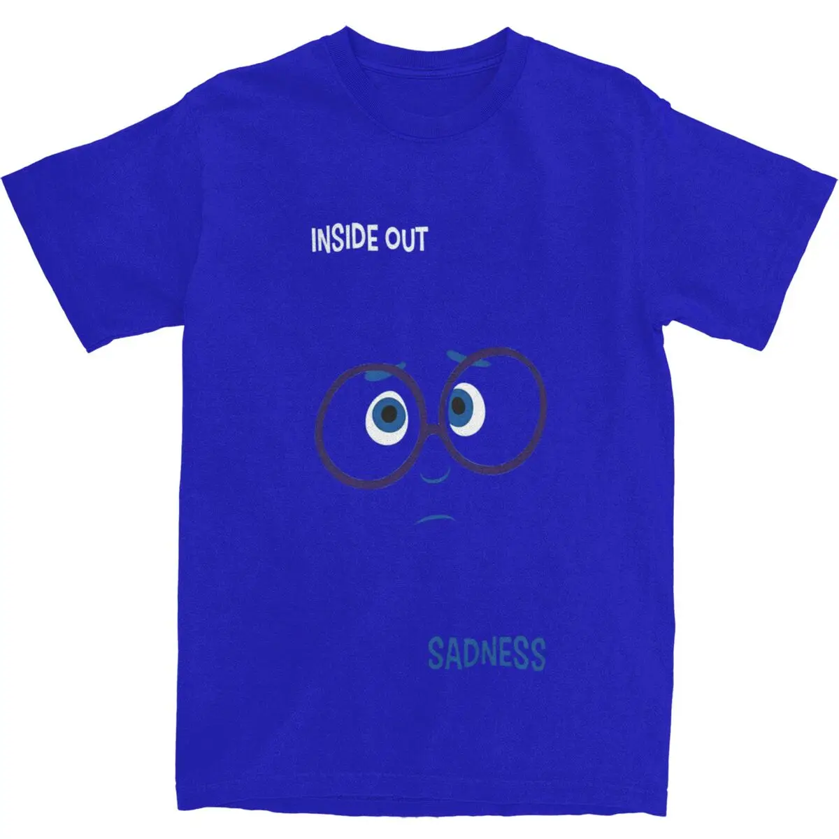 Футболка Inside Out Character Of Riley Joy Sadness Anger Disgust Fear с коротким рукавом Y2K Fun Tops Хлопковые