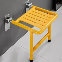 Elderly Chair Wall Mounted Folding Shower Toilet Baby Home Security Handicap Seat Design Railing Taburete Plegable Foldup Stool