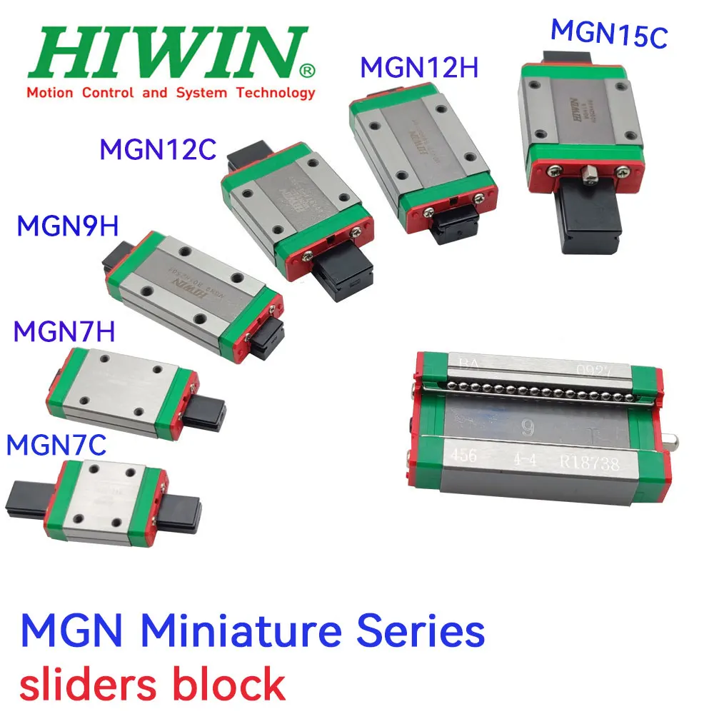 HIWIN линейная направляющая MGN5C MGN7C MGN7H MGN9C MGN9H MGN12C MGN12H MGN15C MGN15H