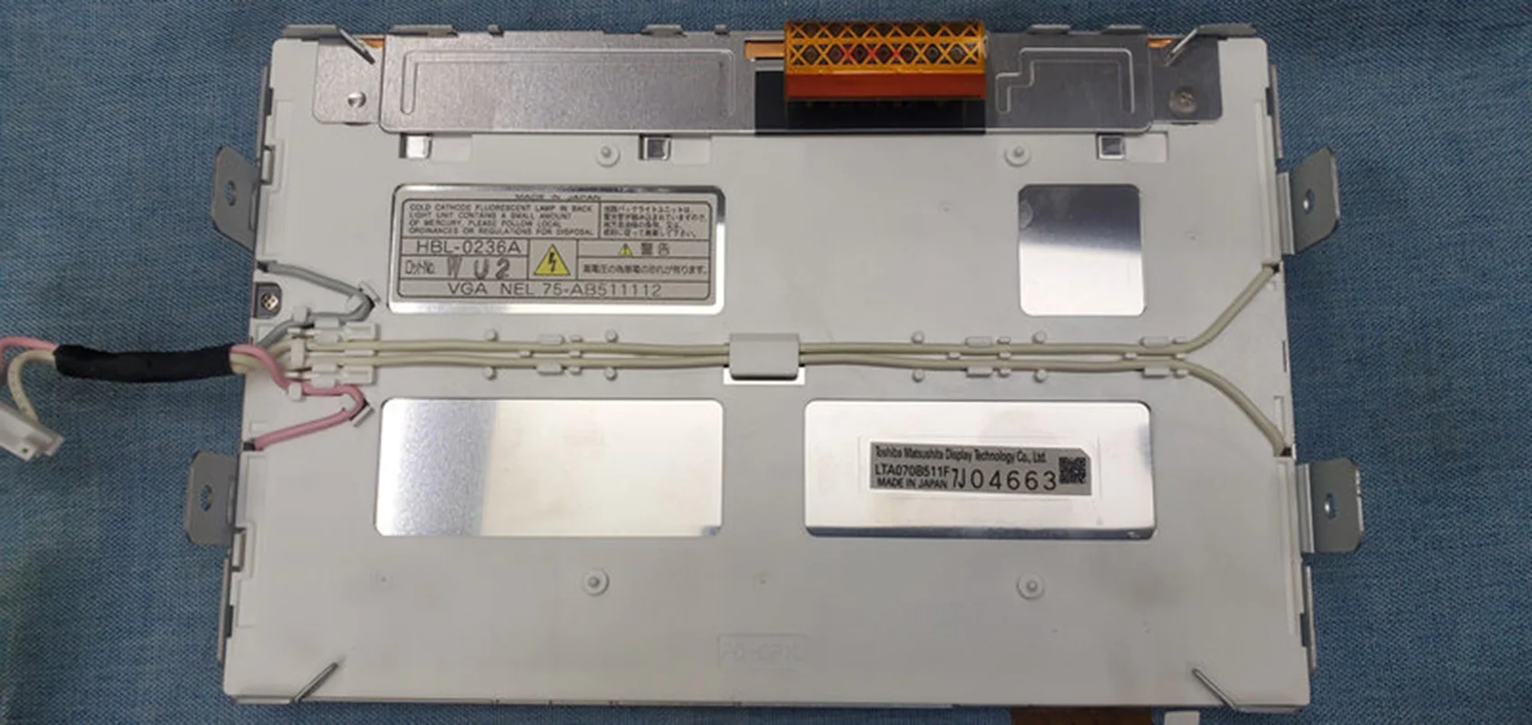 Оригинальный ЖК-дисплей LTA070B512F LTA070B511F LTA070B053F LTA070B052F 7 &quotPrius