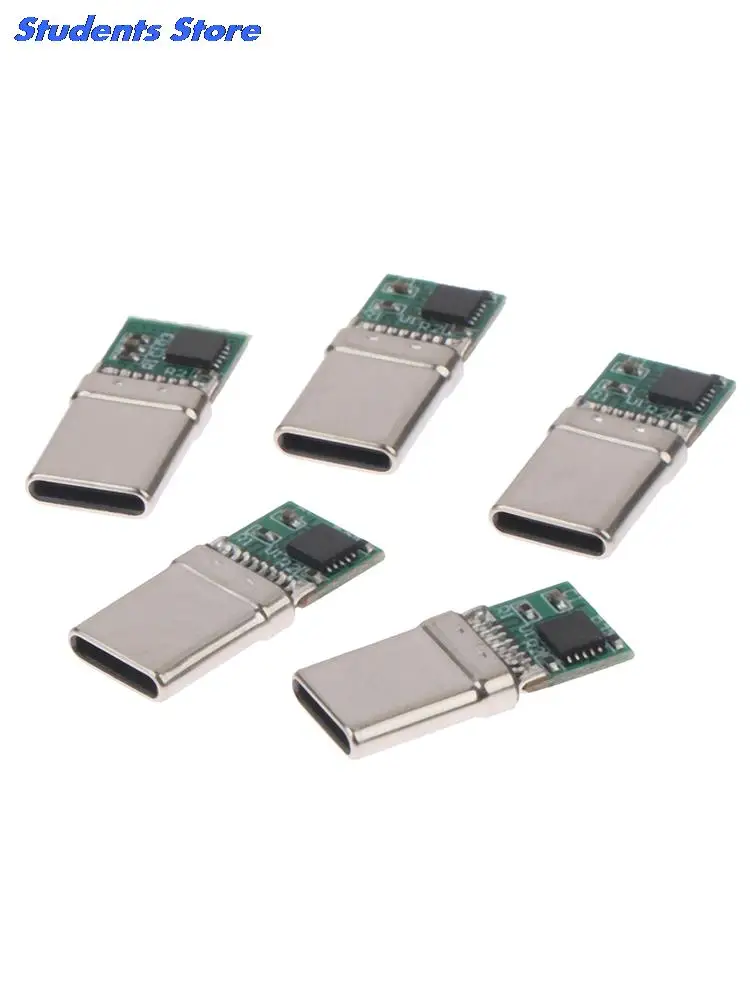 

1Pc Decoy Board Fast Charge 5V 9V 12V 15V 20V PD Decoy Module PD 2.0 DC Trigger Cable USB Type-C Male Plug QC4 Charge Connector