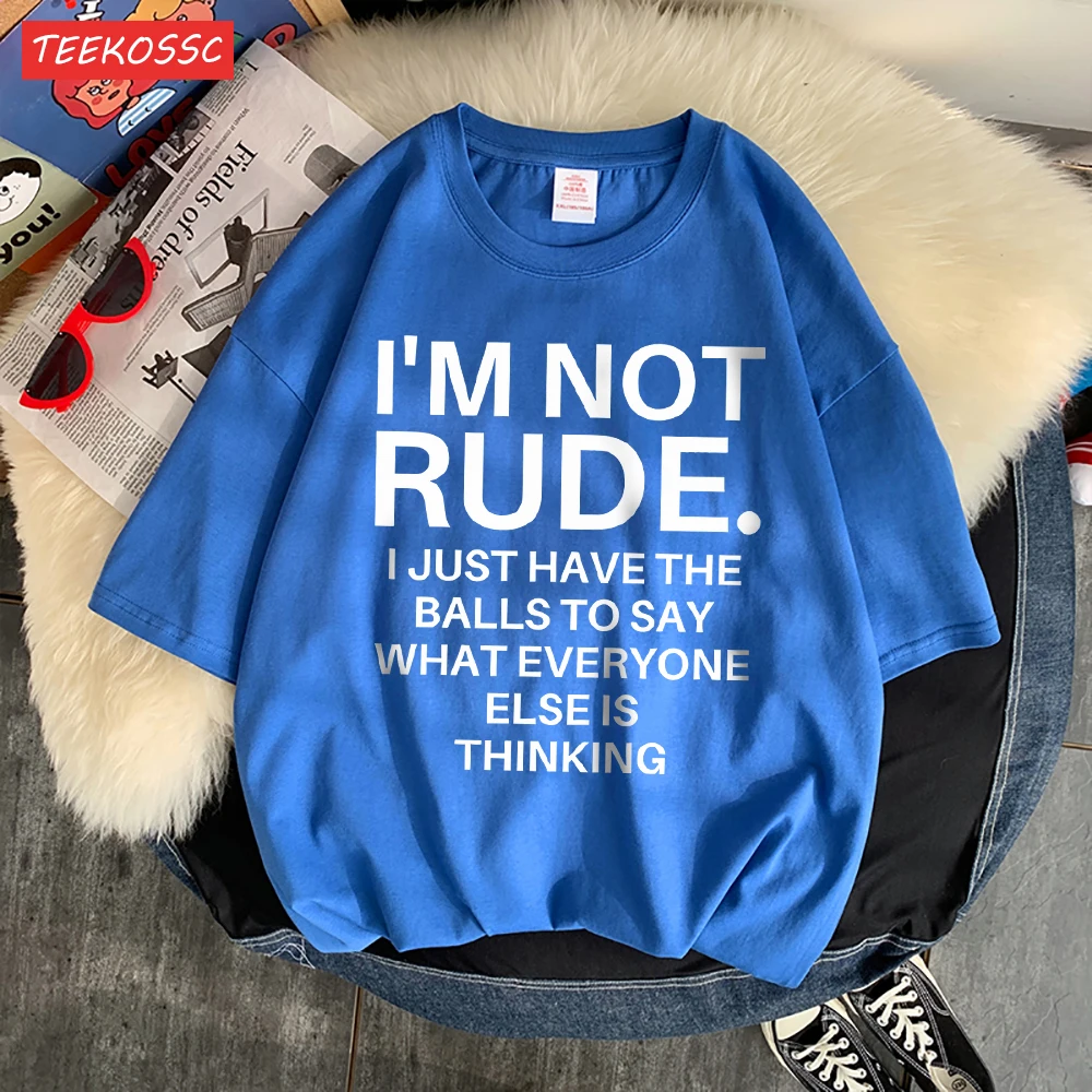 Повседневная хлопковая футбольная рубашка для мужчин с принтом Я не так