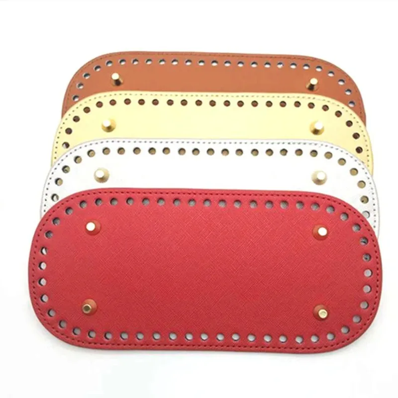 Плетеные аксессуары низ сумки из полиуретана эллиптическая форма вязание сделай