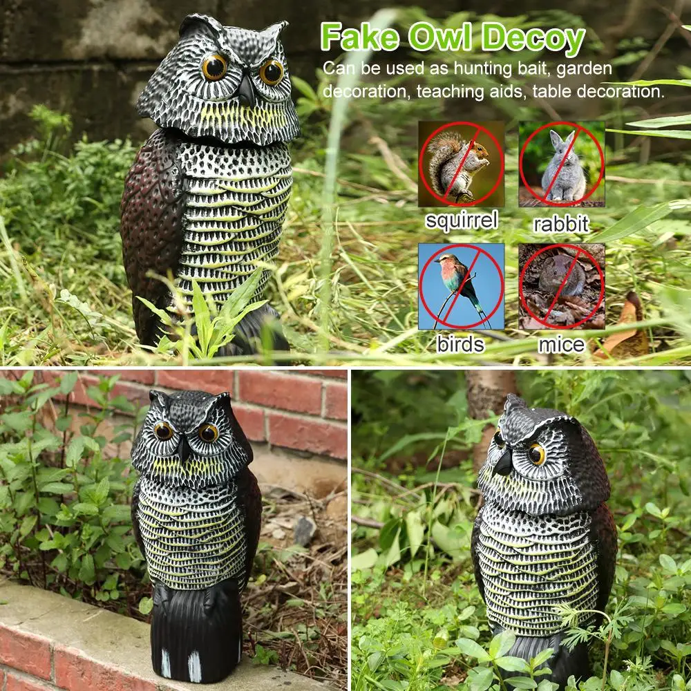 Реалистичная искусственная приманка с вращением головы для сада