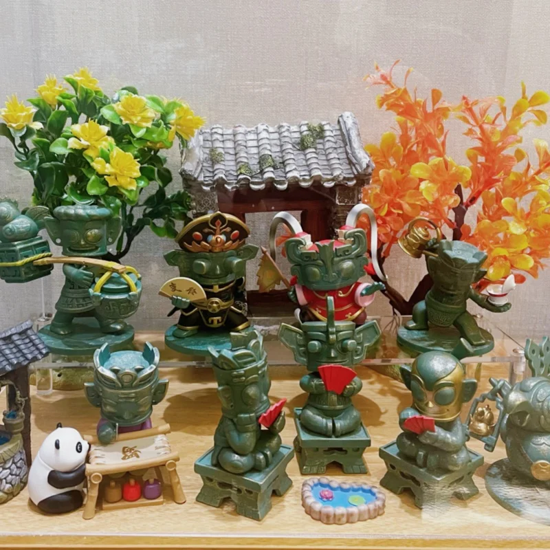 Фотографические креативные фигурки Sanxingdui музея реки Сичуань с маленькими