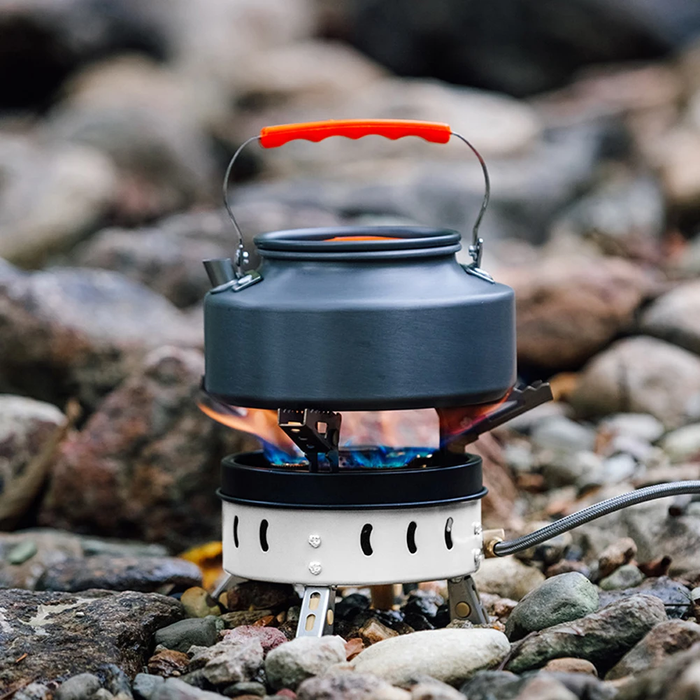

11000W Outdoor Fire Stove Strong Folding Gas Cookware Stoves 5 Spray Head Lightweight for Hiking Survival for Picnic Backpacking