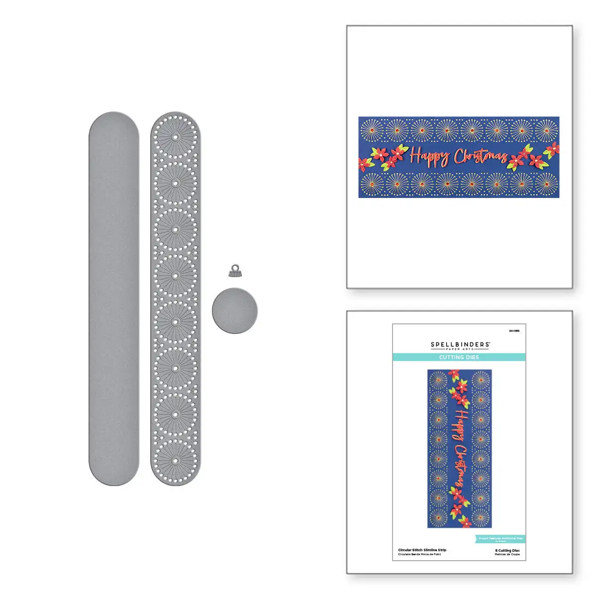 

Круглая стежка Slimline полоса 2023 новые металлические режущие штампы фотография тиснение Сделай Сам поздравительная открытка ручной работы
