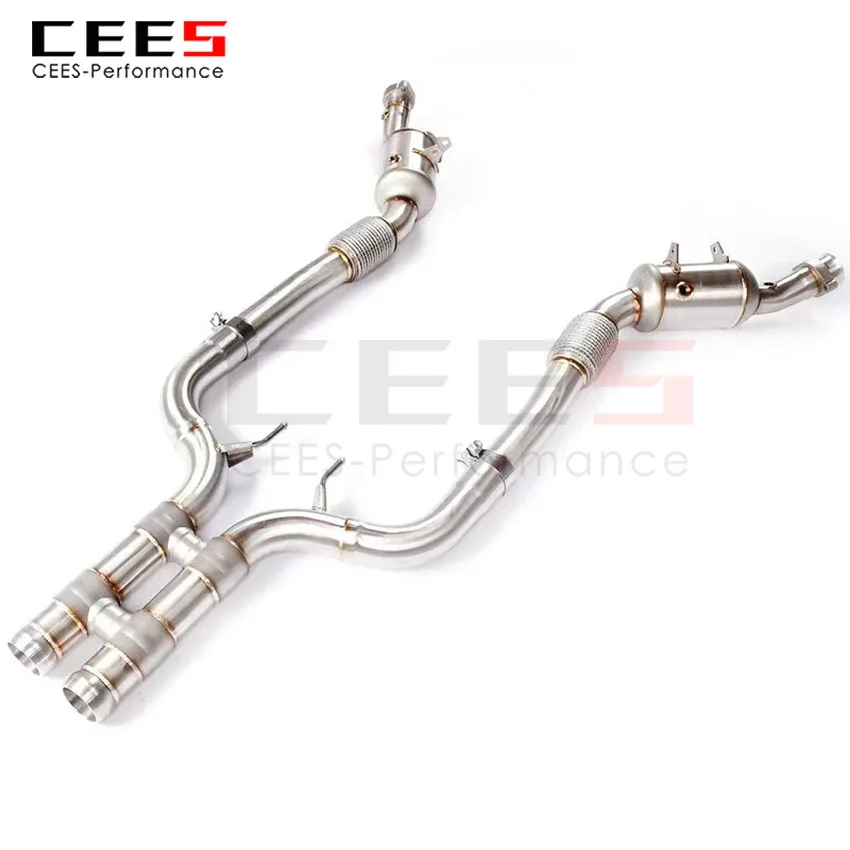 

Выхлопная система CEES для Mercedes Benz S63 CS63 COUPE Header с испытанием на катализатор