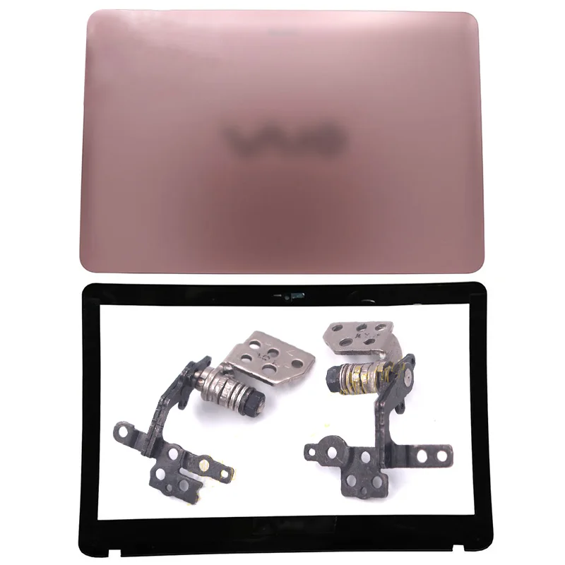 

Pink NEW Laptop Case LCD Back Cover/Hinges/Palmrest For Sony Vaio SVF15 SVF152 SVF153 SVF152A23T SVF15 FIT15 SVF1541