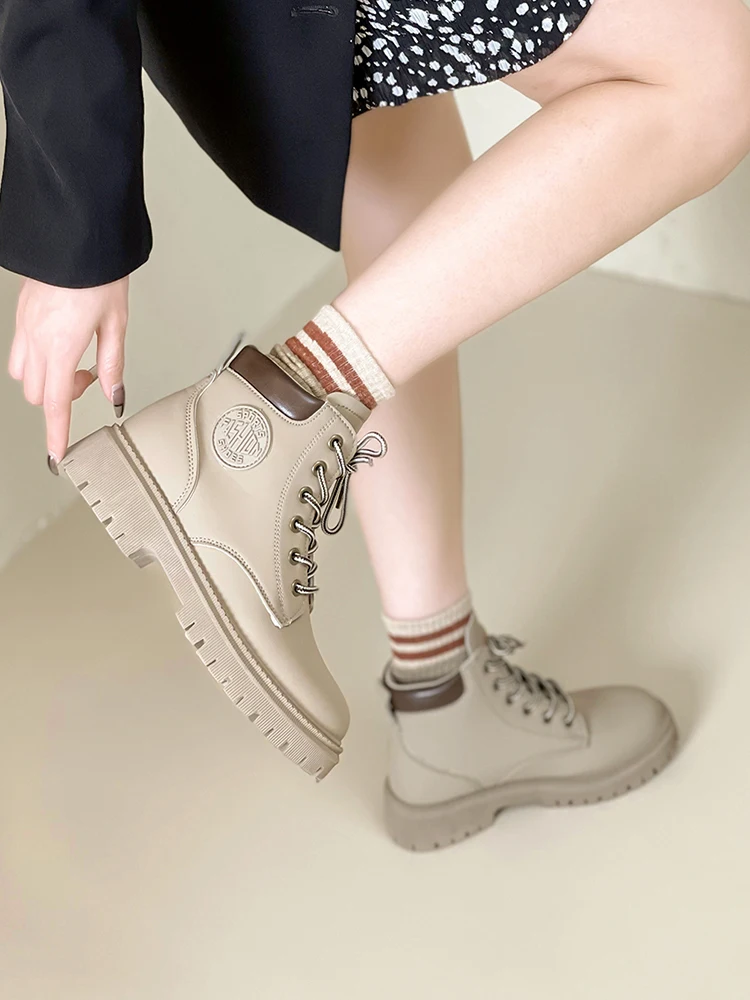 

Bumblebee Boots Fall 2022 New Stylish Thick-soled Boots Motorcycle Desert Boots
