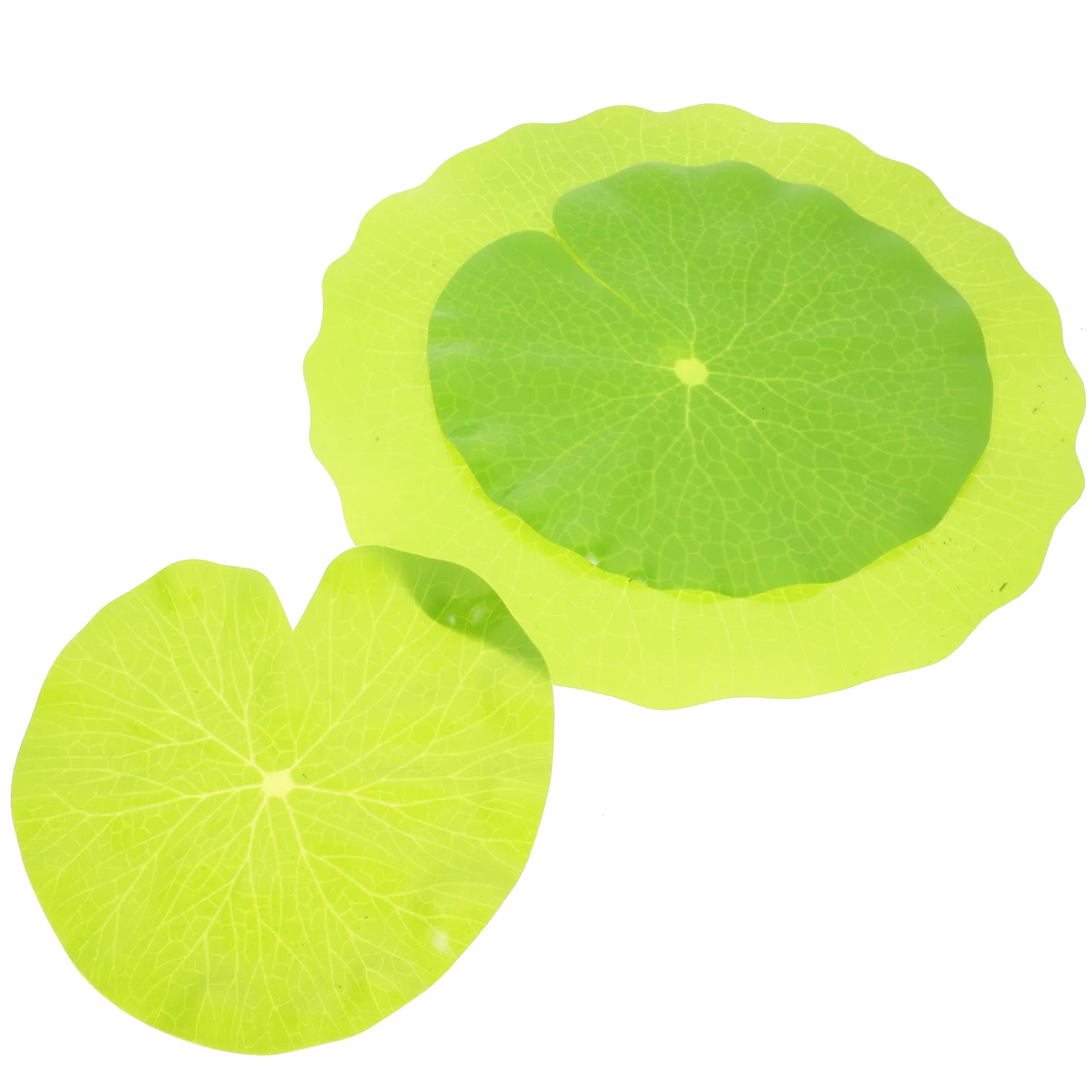 

3pcs Leaf Placemat Imitation Leaf Food Mat Plastic Lotus Leaf Shaped Placemat for Restaurant