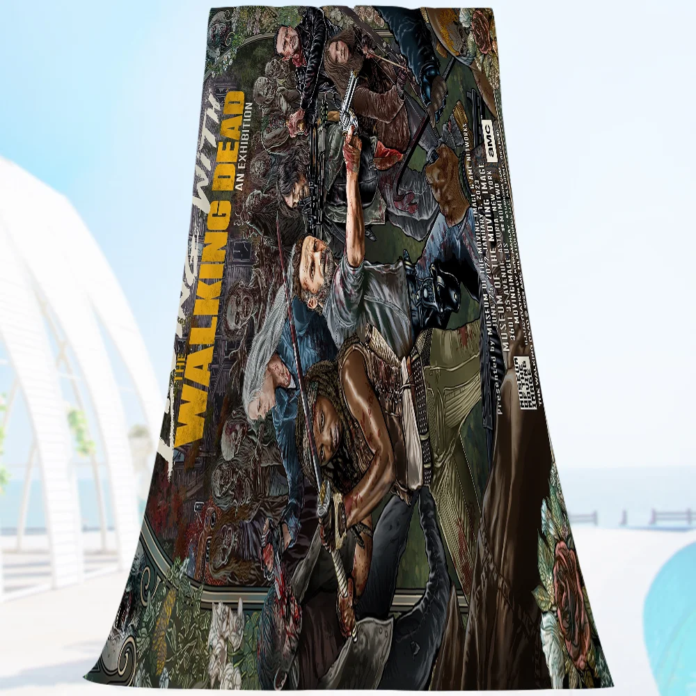 Ходячие мертвецы пляжные полотенца полотенце для душа сауна путешествия спа