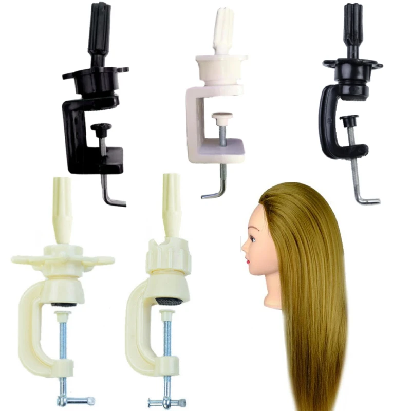 Wig Stands Wig Head Stand Adjustable Wig Clamp Table Clamp Wig Accessories Wigs Stand For Mannequin Head Hair Training Tool