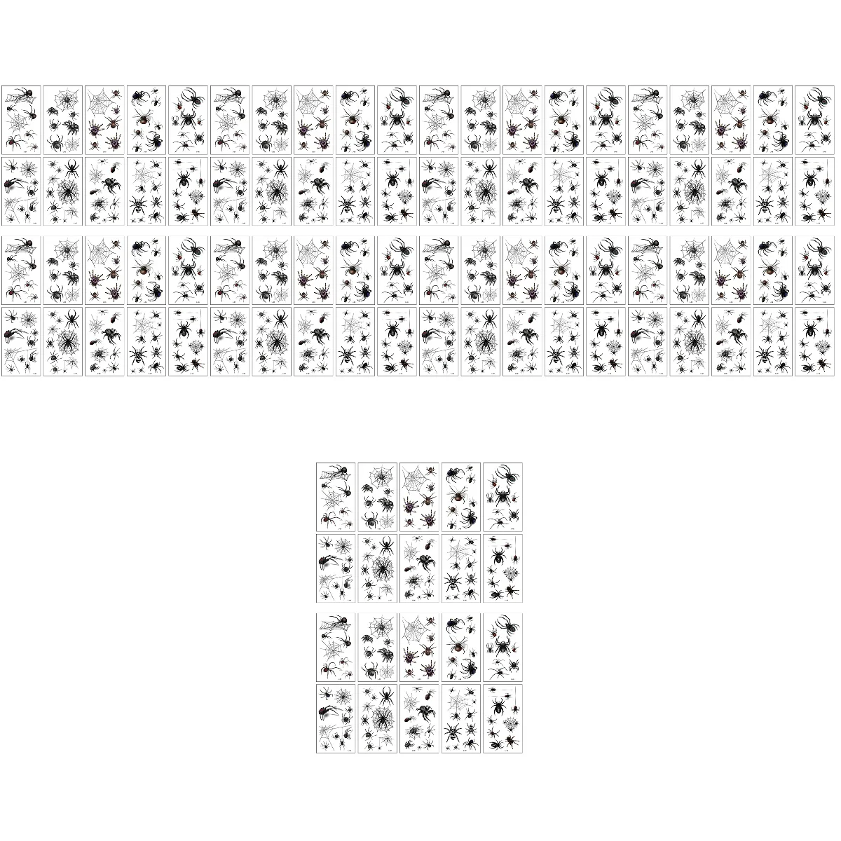 

100 Sheets Body Makeup Sticker Spider Face Tattoos Spider Tattoos Sticker Tattoos Sticker Spider Tattoos Stickers