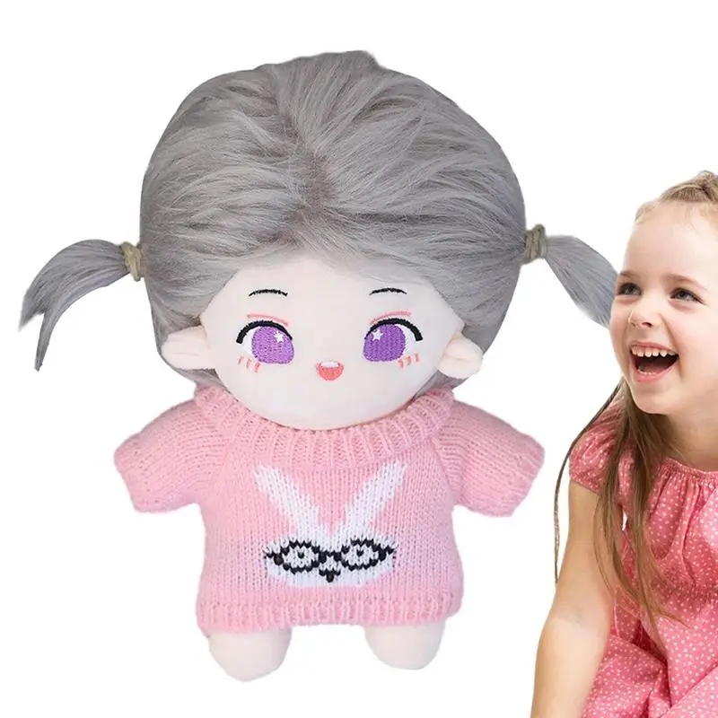 

Doll Dress Up Sweet Girl Cotton Princess Plush Dolls Dress Up Toys Cozy Soft Plush Great Elasticity No Deformation PP Cotton