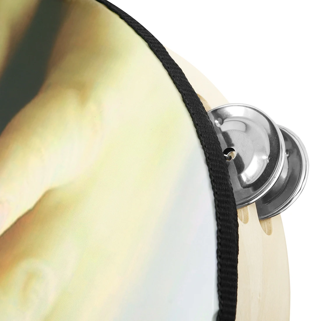 Бубен 10-дюймовый двухрядный ручной музыкальный инструмент для