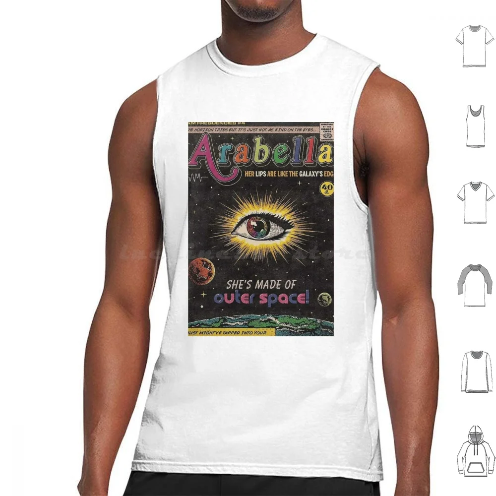 Топы Arabella Monkey Tour хлопковые майки с принтом Арктическая обезьянка