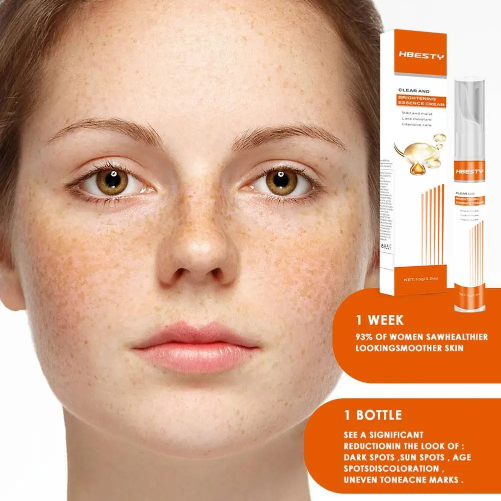 

Крем для коррекции темных точек, очищающая эссенция для осветления лица, для возрастных точек, веснушек, эффективное удаление пигмента весн...