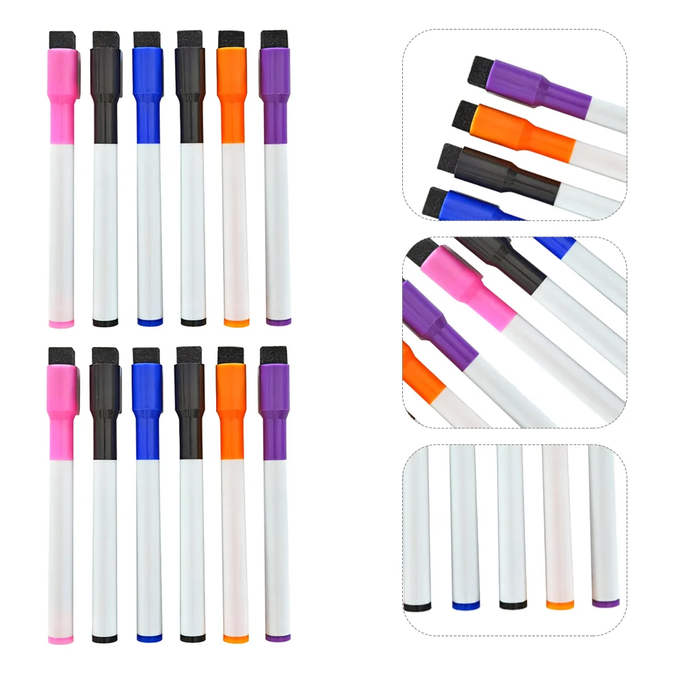 

12pcs Whiteboard Markers Whiteboard Marking Pens for Classroom Office Home