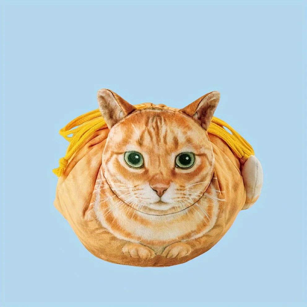 

Косметичка с кошачьим принтом