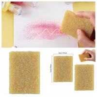 2pcsset natural rubber cleaning eraser glue adhesive and residue eraser for crafting school household cleaning kitchen tools