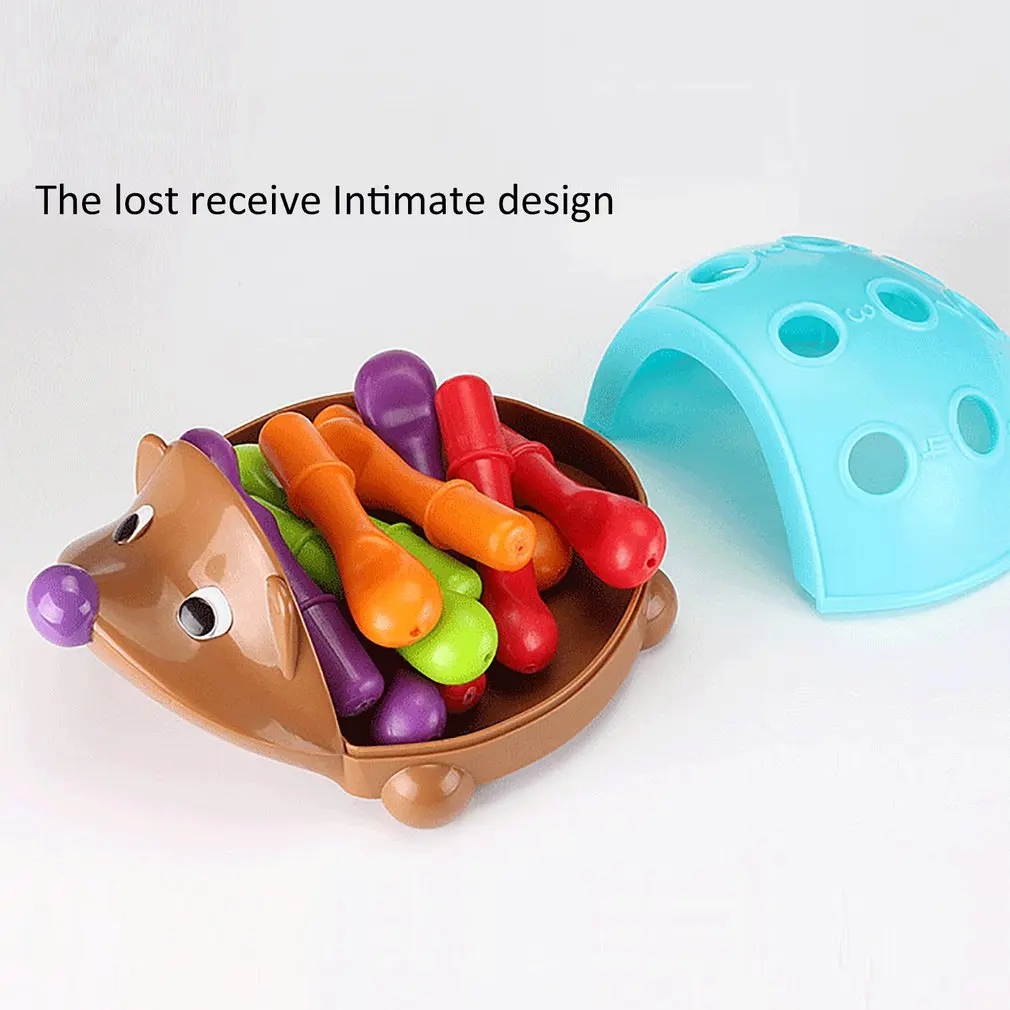 

Children's small hedgehog puzzle early education educational enlightenment cognitive puzzle building blocks
