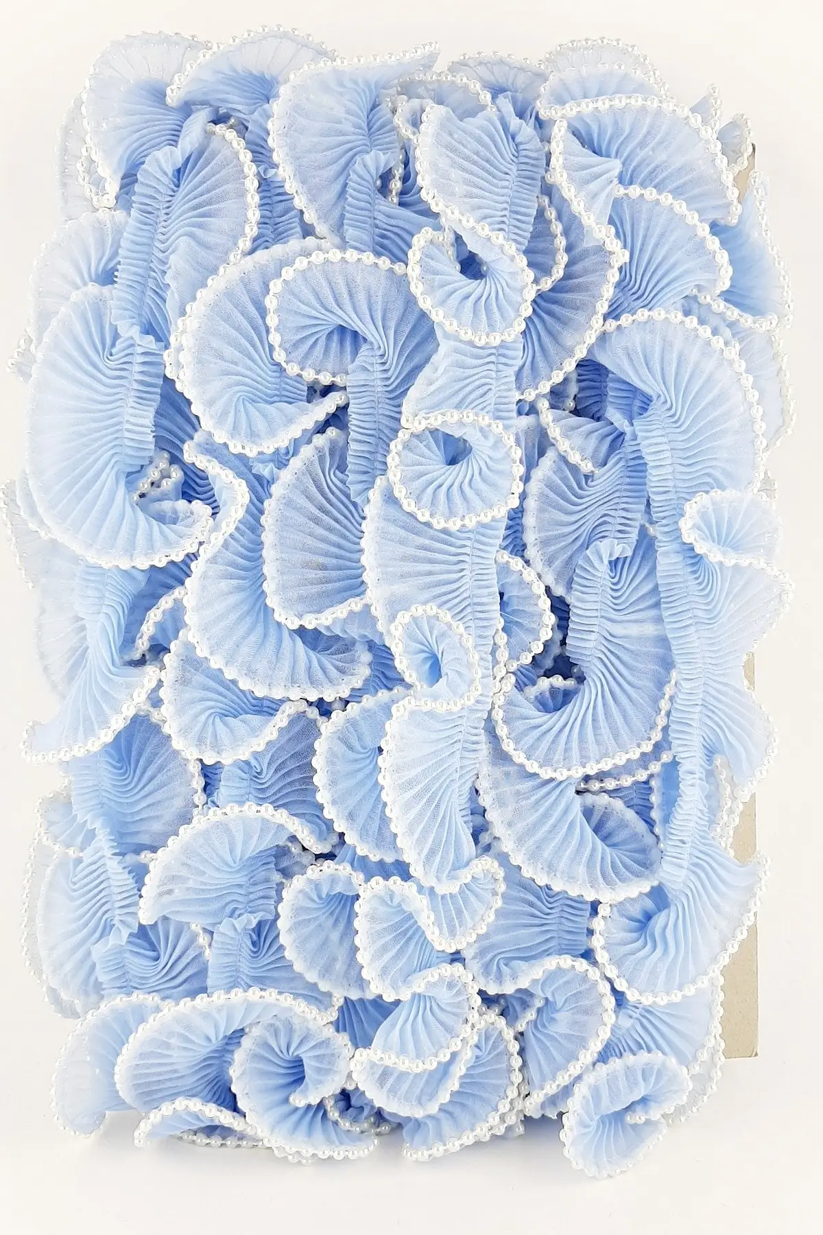 

Blue Pearl Pleat Ruffle