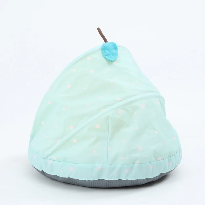 Летняя складная корзина для домашних животных с фруктами и кошками