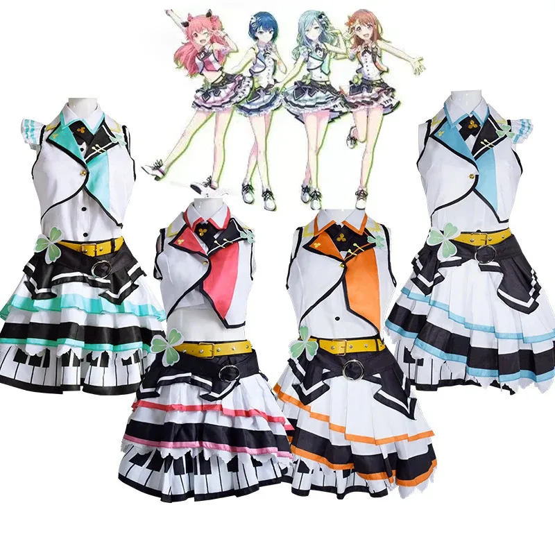 Фото Project Sekai Colorful Stage Feat Косплей Аниме Vocaloid MORE JUMP Костюм Hanasato Minori Momoi Airi Hinomori Shizuku Dressc;8,k №5